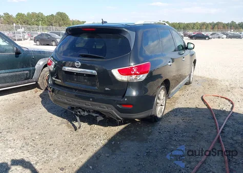 2015 Nissan Pathfinder Sl z USA, uszkodzony, nr VIN 5N1AR2MN7FC636073